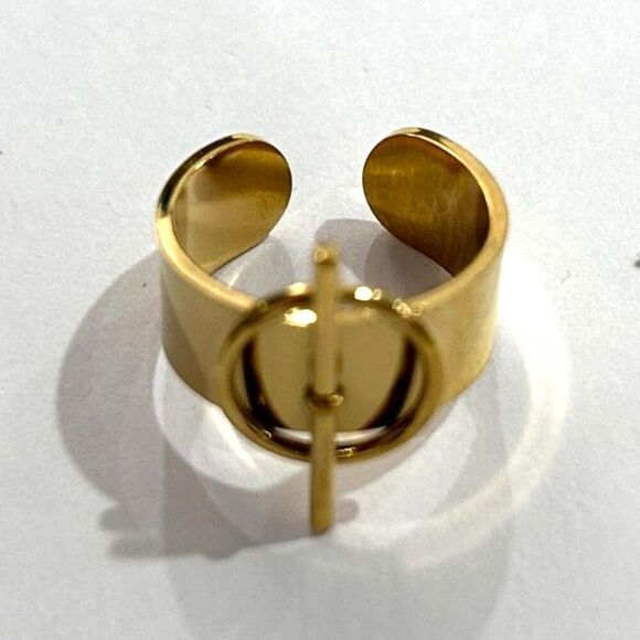 3/$39-Women's Adjustable Tarnish Resistant 14 Kt. Gold Plated Gift - Picture 2 of 2